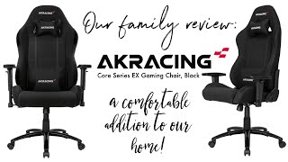 AKRacing Core Series EX Gaming Chair Black [upl. by Wileen]