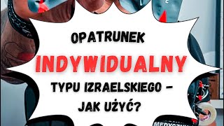 Opatrunek indywidualny typu izraelskiego  jak użyć [upl. by Htiduy151]