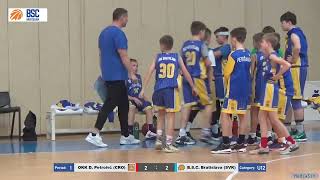 ZADAR 2024  U12  ŠK DRAŽEN PETROVIĆ Šibenik 🇭🇷 vs BSC Bratislava 🇸🇰 3343 [upl. by Eiddam]