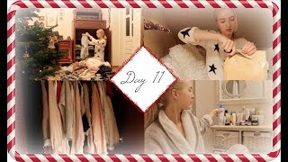 Vlogmas day 11 WARDROBE CLEAR OUT amp MY SKINCARE ROUTINE [upl. by Kaplan]