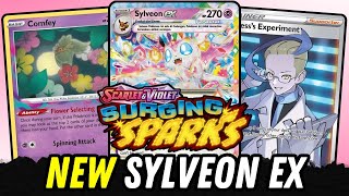 Sylveon ex Pokemon TCG Deck Guide List and Strategy  Surging Sparks [upl. by Kinnon]