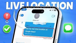 How to Share Live Location on iPhone with Friends or Family  RealTime Location Sharing [upl. by Nauqyt]