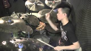 The Faceless  The Eidolon Reality drum cover by Wilfred Ho [upl. by Aoh]