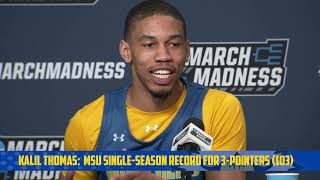 Eagle Players Take Podium at NCAA Tournament Media Day [upl. by Aihsot]