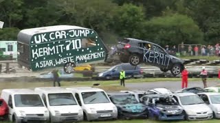 Angmering oval raceway car jump 30th August 2021 [upl. by Akcinehs]