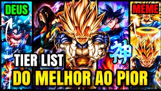 TIER LIST ATUALIZADA NO DRAGON BALL LEGENDS DB LEGENDS DO MELHOR AO PIOR PERSONAGEM [upl. by Llednahs980]