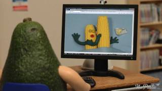 VIolent Veg Downloading Hard Corn Stop Frame Animation [upl. by Anoblav20]