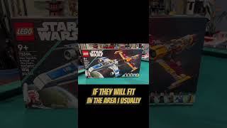 Building a Star Wars Lego Set New Republic EWing vs Shin Hatti Starfighter [upl. by Idelia143]