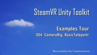 004CameraRigBasicTeleport  Examples Tour  SteamVR Unity Toolkit [upl. by Demetra]