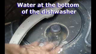 Dishwasher water not draining how to fix [upl. by Ainessej]