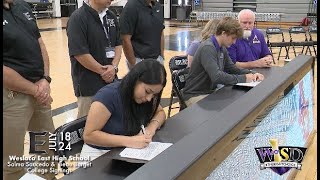 7182024  Weslaco East High School  Two College Signings [upl. by Edgerton]