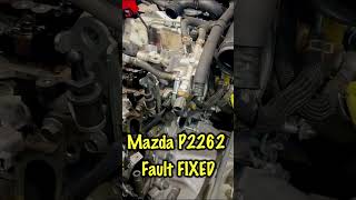 How To FIX Mazda P2262 Fault Code  Mazda Exhaust Pressure Sensor Replacement [upl. by Jenda97]