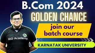 Golden chance for Bcom student  bcom5thsem bcomsyllabus [upl. by Venterea]