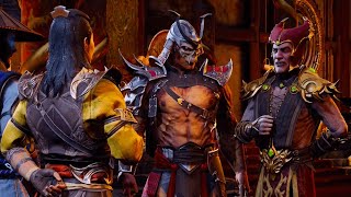 MK1 Shang Tsung meets Shinnok Scene 4K HD  MORTAL KOMBAT ONSLAUGHT [upl. by Nivrae]