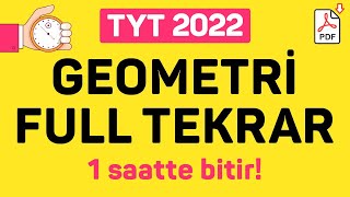 TYT GEOMETRİ FULL TEKRAR  2022  PDF  ŞENOL HOCA [upl. by Nehgem]