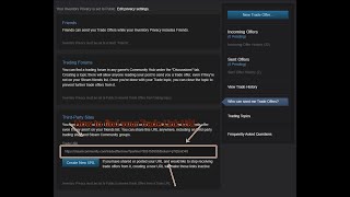 Steam How To Find Your Trade Link URL [upl. by Acilejna]