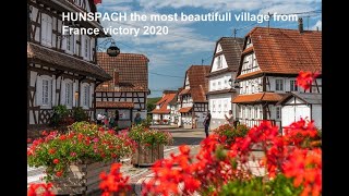 Walking StreetDiscover HUNSPACH voted the most beautiful village in France in 2020Near Strasbourg [upl. by Avlem]