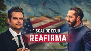 💥INCREIBLE FISCAL de EEUU reconfirma RELACION con EL SALVADOR y BUKELE [upl. by Enilrac768]