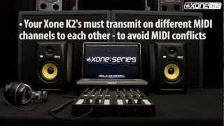 XoneK2  Application Example Dual Setup  Phones and Mix [upl. by Ng304]