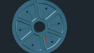 Autocad 2012 Tutoriel Nr 1 en français réalisation dune roue en 2D [upl. by Droffats]