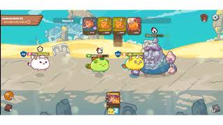 AXIE INFINITY BBP GAMEPLAY  HOW TO DEFEAT RUIN 21  LEVEL 18 BBP BIRD BEAST PLANT [upl. by Moira]