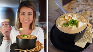 MEXICAN STYLE POTATO SOUP  Caldo De Papa [upl. by Fayre481]