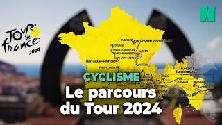 Le parcours du Tour de France 2024 dévoilé en intégralité [upl. by Mathian]