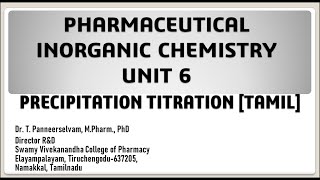 PRECIPITATION TITRATION T [upl. by Jenness247]