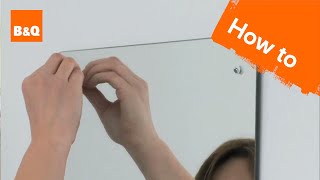 How to put up a bathroom mirror [upl. by Lurie]