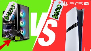 PS5 PRO VS RTX4090 PC WHAT TO BUY [upl. by Valiant]