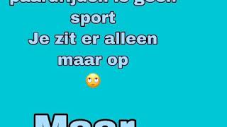 Waarom paardrijden WEL een sport is [upl. by Hefter100]