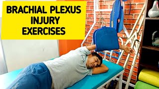 Brachial Plexus Injury recovery Exercises Shoulder and elbow exercises Arogya physiotherapy centre [upl. by Bayless]