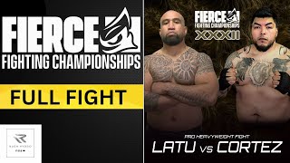 FULL FIGHT ZEKE LATU VS LUIS CORTEZ [upl. by Nivan]