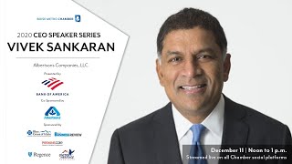 CEO Speaker Series with Vivek Sankaran Albertsons Companies CEO [upl. by Siffre]