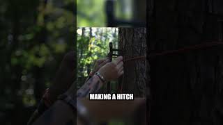 Saddle hunters attach your climbing sticks faster archery bowhunting [upl. by Lennej97]