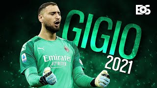 Gianluigi Donnarumma  Craziest Saves Ever 2021 [upl. by Bolen]