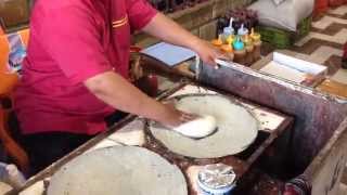 Iran Amazing Street Cook  Regag Bread Egg Dosa — Bandar Abbas [upl. by Ovid818]