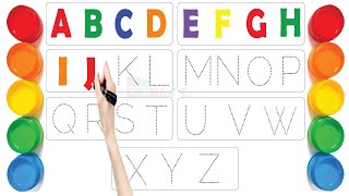 Abc Dotted Tracing English Alphabet Writing Preschool learning abc alphabets kidschohantv 684 [upl. by Angelo]