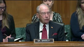 Grassley Advocates for Child Welfare Improvements Seeks Insights at Finance Committee Hearing [upl. by Anitsyrhk]