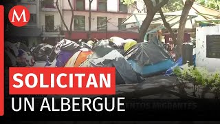 Vecinos de la Colonia Juárez piden atender alta concentración de migrantes [upl. by Anavlis232]