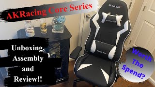 AKRacing Core Series SX Gaming Chair  Unboxing Assembly and Review [upl. by Gardol]