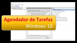 Agendador de Tarefas no Windows 10 [upl. by Enillebyam]