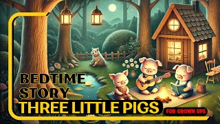 THREE LITTLE PIGS 🐖🐖🐖  Sleep story  Fairy tale  Male voice  Adults [upl. by Layor]