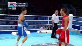 Mens Bantam 56kg  Quarter Final  Robeisy CARRAZANA CUB vs Kairat YERALIYEV KAZ [upl. by Curr]