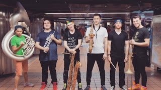 Lucky Chops  Danza 2016 Live in the NYC Subway [upl. by Fanchie]