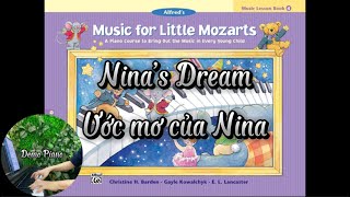 24 Nina’s Dream Ước mơ của Nina  Music Lesson Book 4  Music for Little Mozarts [upl. by Samanthia438]