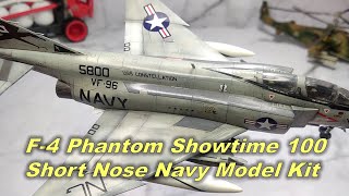 F4 Phantom Showtime 100 Short nose Version Model Kit 172 scale [upl. by Gilmore891]