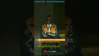 Cyberpunk 2077  Gig Disasterpiece  quotOnes with the Deaths Headquot  V buys Deaths Head Braindance [upl. by Tobe595]