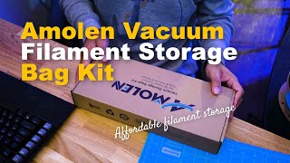 AMOLEN 3D Printer Filament Vacuum Storage Bag  45 pcs [upl. by Eahcim]