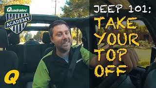 How to Remove the Hardtop from your Jeep Wrangler JK [upl. by Rochella]